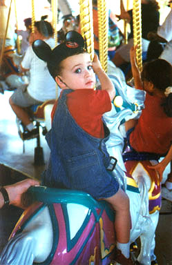 Wiley on Cinderella's Carosel