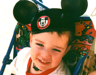 Wiley being silly at Animal Kingdom